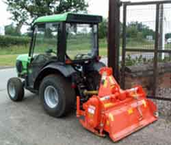 Compact tractor available for hire